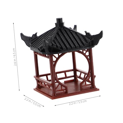 LOORGVEL Miniatur Bonsai Deko mit Antikem Design Aquarium Stein Landschaftsfigur Natürliche Zen Garten Ornament Kompakte Mikro Landschaft für Terrarien und Fischbecken von LOORGVEL