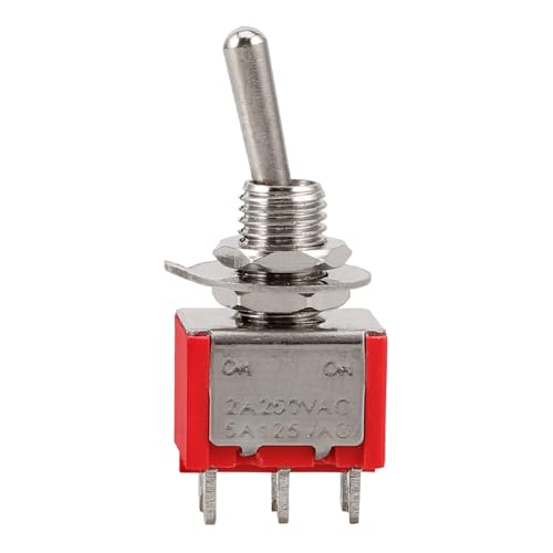 LOORGVEL Miniatur Toggle Switch Wippschalter für Elektronische Geräte Robust und Vielseitig Einsetzbar für Auto Boot und Yacht Benutzerfreundlich mit Langlebiger Konstruktion LOORGVEL Miniatur Toggle Switch Wippschalter für Elektronische Geräte Robust und Vielseitig Einsetzbar für Auto Boot und Yacht Benutzerfreundlich mit Langlebiger Konstruktion von LOORGVEL