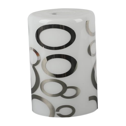 LOORGVEL Moderner Glas Lampenschirm mit Zylindrischer Glasschirm für Wandlampen Deckenleuchten und Pendelleuchten Weiches Licht Ersatz für Leuchten Vielseitig Einsetzbar in von LOORGVEL