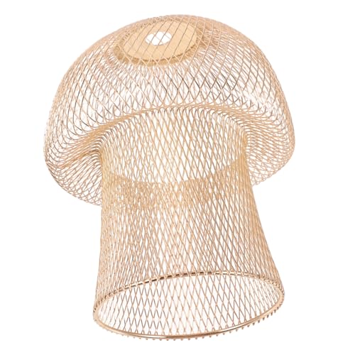 LOORGVEL Moderner Metall Lampenschirm Pilzform Hohl Design Decken Pendelleuchte Abdeckung Für Wohnzimmer Schlafzimmer Restaurant LOORGVEL Moderner Metall Lampenschirm Pilzform Hohl Design Decken Pendelleuchte Abdeckung Für Wohnzimmer Schlafzimmer Restaurant von LOORGVEL