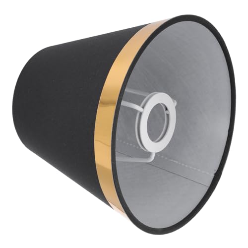 LOORGVEL Moderner Stoff lampenschirm Schwarz Weicher Lichtfilter Langlebig und Installieren Wand Pendelleuchte Geeignet Stilvolles Accessoire für Wohnzimmer und Schlafzimmer von LOORGVEL