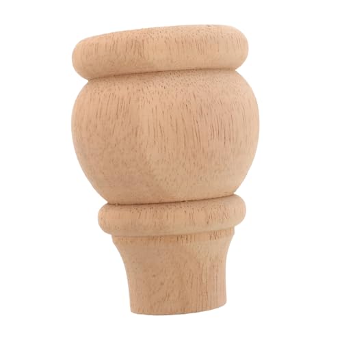 LOORGVEL Möbelfuß Holz Stabiles Tischbein Couchbein Möbelbein Rund und Quadratisch für Stuhl Schrank Sofa Vielseitig Einsetzbar Einfache Montage Langlebig und rutschfest von LOORGVEL