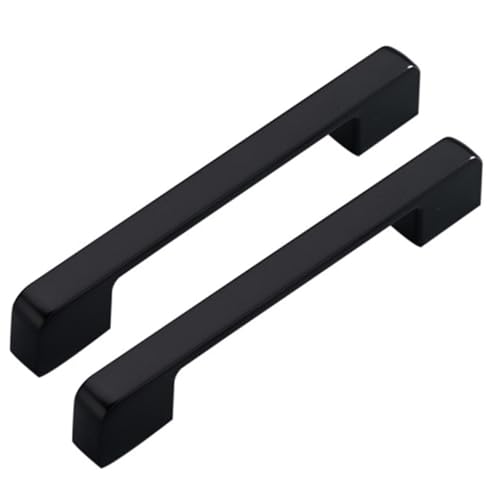 LOORGVEL Möbelgriffe Türgriffe aus Verschleißfestem Zinklegierung Material Schwarz Modernes Minimalistisches Design für Schränke Kleiderschränke Langlebig und Rostfrei LOORGVEL Möbelgriffe Türgriffe aus Verschleißfestem Zinklegierung Material Schwarz Modernes Minimalistisches Design für Schränke Kleiderschränke Langlebig und Rostfrei von LOORGVEL