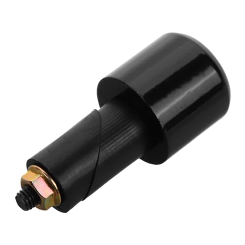 LOORGVEL Motorrad Lenker Endkappen aus Metall Langlebige Handgriff Balance Stecker für Verbesserten Halt und Passend für Marken Schwarz Kleine von LOORGVEL
