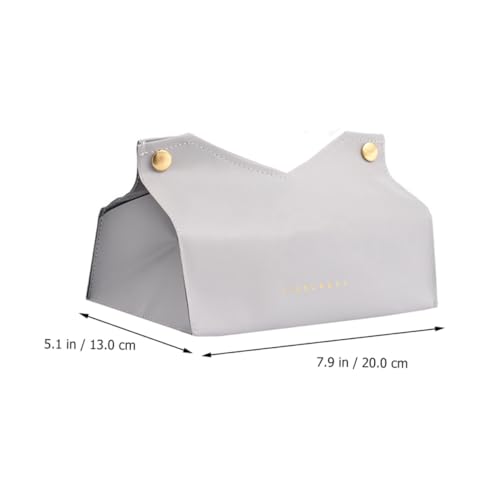 LOORGVEL Multifunktionale Taschentuchbox aus Hochwertigem PU Material Robuste Klappfunktion Wiederverwendbar Kompakt und Leicht für Wohnzimmer Büro und Unterwegs Stilvolle LOORGVEL Multifunktionale Taschentuchbox aus Hochwertigem PU Material Robuste Klappfunktion Wiederverwendbar Kompakt und Leicht für Wohnzimmer Büro und Unterwegs Stilvolle von LOORGVEL