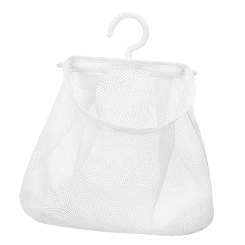 LOORGVEL Multifunktionaler Aufhängbarer Mesh Wäscheklammerbeutel mit Drehhaken Waschbarer Aufbewahrungsbeutel für Badezimmer Balkon Camping und Reisen Weiß Tragbar und Vielseitig LOORGVEL Multifunktionaler Aufhängbarer Mesh Wäscheklammerbeutel mit Drehhaken Waschbarer Aufbewahrungsbeutel für Badezimmer Balkon Camping und Reisen Weiß Tragbar und Vielseitig von LOORGVEL