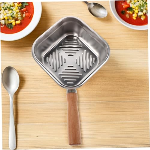 LOORGVEL Multifunktionaler Edelstahl Frittierpot mit Korb Tragbarer Deep Fryer Topf für Herd zum Frittieren Dämpfen und Kochen bei Outdoor-Aktivitäten Hause von LOORGVEL