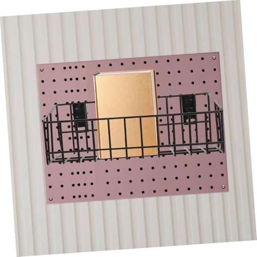 LOORGVEL Multifunktionaler Hängender Bücherregal Drahtkorb mit Großem Stauraum Einfache Installation Moderner Minimalistischer Dokumentenhalter für Büro Kinderzimmer und Klassenzimmer von LOORGVEL