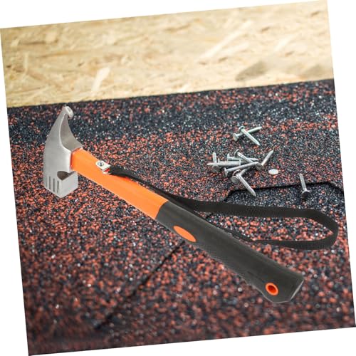 LOORGVEL Multifunktionaler Zelthammer aus Tpr und Karbonstahl Robuster Outdoor hammer mit Nagelzieher und Lanyard Vielseitig für Camping Wohnmobil Zeltheringe und Bodenheringe Geeignet von LOORGVEL