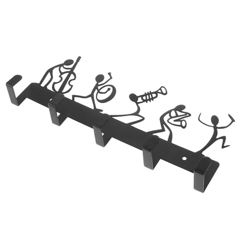 LOORGVEL Musikalischer Schlüsselhalter Wand aus Robustem Haken Schlüsselbrett Organizer für Eingang Platzsparend Dekorativ Vielseitig für Schlüssel Hüte Schmuck für Kleine Wohnungen von LOORGVEL