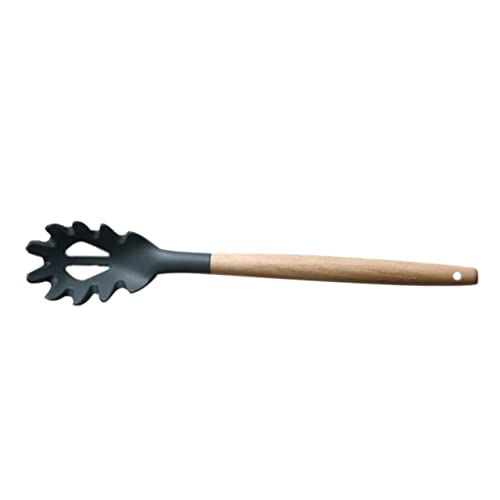 LOORGVEL Nudellöffel aus Silikon mit Holzgriff Hitzebeständig Spaghettilöffel für Nudeln und Pasta Praktischer Küchenhelfer für Zuhause und Restaurant Leicht zu Reinigen Graue Farbe LOORGVEL Nudellöffel aus Silikon mit Holzgriff Hitzebeständig Spaghettilöffel für Nudeln und Pasta Praktischer Küchenhelfer für Zuhause und Restaurant Leicht zu Reinigen Graue Farbe von LOORGVEL