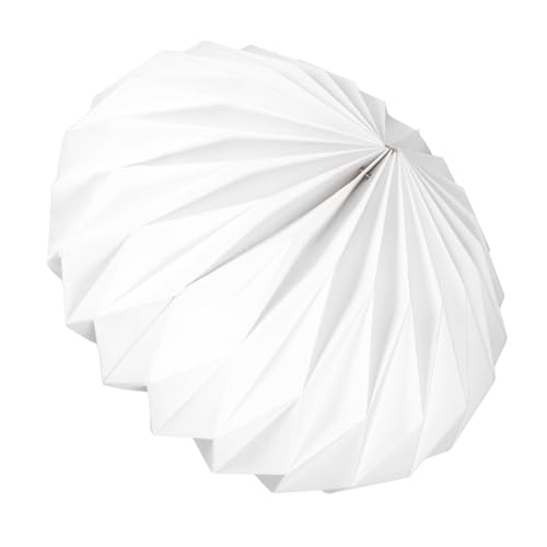 LOORGVEL Origami Papier Lampenschirm Weiß Faltbarer Hängelampen schirm Dekorativer Lampenschirm für Kronleuchter Vielseitige DIY Beleuchtung Stilvolle Party Hochzeitsdeko LOORGVEL Origami Papier Lampenschirm Weiß Faltbarer Hängelampen schirm Dekorativer Lampenschirm für Kronleuchter Vielseitige DIY Beleuchtung Stilvolle Party Hochzeitsdeko von LOORGVEL