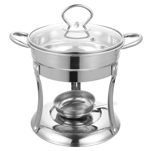 LOORGVEL Outdoor Alkoholkocher Edelstahl Tragbarer Campingkocher mit Topf Langlebig Guter Belüftung für Grillen und Kochen Beim Camping Picknick Radfahren Familienausflug LOORGVEL Outdoor Alkoholkocher Edelstahl Tragbarer Campingkocher mit Topf Langlebig Guter Belüftung für Grillen und Kochen Beim Camping Picknick Radfahren Familienausflug von LOORGVEL