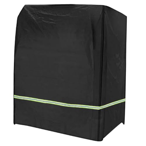 LOORGVEL Outdoor Möbel Abdeckung Winddicht mit Reißverschluss und Griffen Multifunktionale Schutzhülle für Garten Schaukel Bbq Grill und Strandstuhl Premium Oxford Uv-schutz Schwarz von LOORGVEL