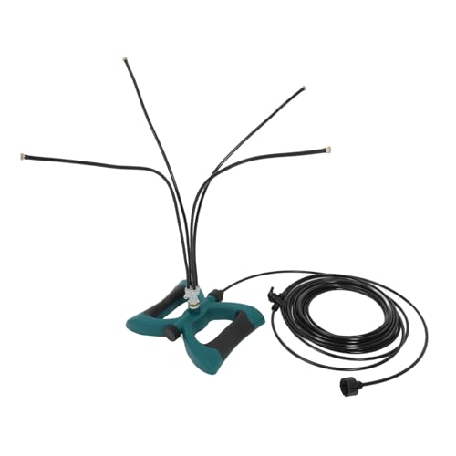 LOORGVEL Outdoor Sprühnebler Wassersparendes Kühlgerät mit Einstellbaren Düsen Verlängerungsschlauch Komplettset für Garten Terrasse und Haustierkühlung Installieren von LOORGVEL