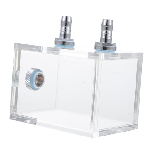 LOORGVEL PC Wasserkühlung Acryl reservoir Transparenter Hochtemperaturbeständiger Kühlwassertank mit Dickwandigem Druckresistentem Design Einfache Wasserbefüllung und Luftentfernung für LOORGVEL PC Wasserkühlung Acryl reservoir Transparenter Hochtemperaturbeständiger Kühlwassertank mit Dickwandigem Druckresistentem Design Einfache Wasserbefüllung und Luftentfernung für von LOORGVEL