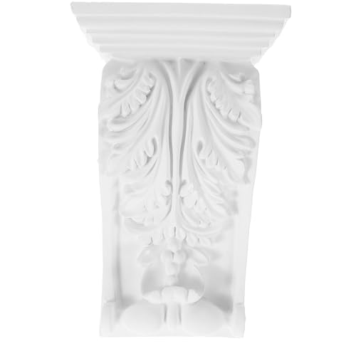 LOORGVEL PU Zierleiste Eckornament Vintage Möbel Onlay Applikation Dekorative Geschnitzte Ecke Weiß Leicht zu Montieren Langlebig für Wohnzimmer Wanddekoration LOORGVEL PU Zierleiste Eckornament Vintage Möbel Onlay Applikation Dekorative Geschnitzte Ecke Weiß Leicht zu Montieren Langlebig für Wohnzimmer Wanddekoration von LOORGVEL