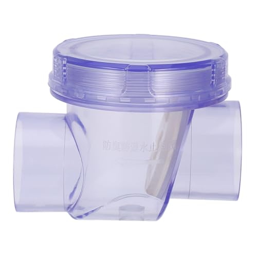 LOORGVEL PVC Transparentes Rückschlagventil mit Hoher Bruchfestigkeit Installieren Vielseitig Kompatibel für Küchen Abwasserrohre Sichtbare Wasserflusskontrolle Dn anschluss Passend für LOORGVEL PVC Transparentes Rückschlagventil mit Hoher Bruchfestigkeit Installieren Vielseitig Kompatibel für Küchen Abwasserrohre Sichtbare Wasserflusskontrolle Dn anschluss Passend für von LOORGVEL