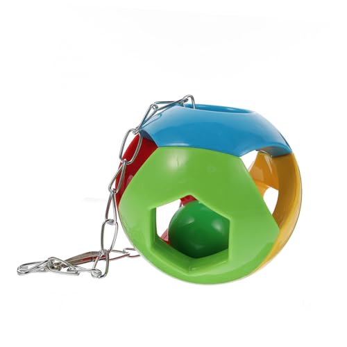 LOORGVEL Papageienspielzeug Rundes Hängespielzeug Käfigzubehör Langlebig zum Kauen Stehen Schaukeln für Wellensittiche Nymphensittiche und Sittiche Vielseitiges Vogelzubehör LOORGVEL Papageienspielzeug Rundes Hängespielzeug Käfigzubehör Langlebig zum Kauen Stehen Schaukeln für Wellensittiche Nymphensittiche und Sittiche Vielseitiges Vogelzubehör von LOORGVEL