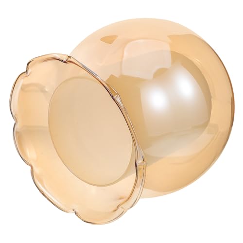 LOORGVEL Pendelleuchte Glas Lampenschirm Ersatz Lampenschirm aus Doppellagigem Bernstein glas für Wohnzimmer Küche Schlafzimmer Leuchte Einfache Montage Hochwertige Lichtabdeckung LOORGVEL Pendelleuchte Glas Lampenschirm Ersatz Lampenschirm aus Doppellagigem Bernstein glas für Wohnzimmer Küche Schlafzimmer Leuchte Einfache Montage Hochwertige Lichtabdeckung von LOORGVEL