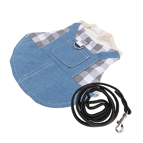 LOORGVEL Pet Rabbit Plaid Clothes mit Leine Atmungsaktives Strapazierfähiges Kaninchen Geschirr für und Outdoor Aktivitäten Geeignet für Hauskaninchen und Zwergkaninchen LOORGVEL Pet Rabbit Plaid Clothes mit Leine Atmungsaktives Strapazierfähiges Kaninchen Geschirr für und Outdoor Aktivitäten Geeignet für Hauskaninchen und Zwergkaninchen von LOORGVEL