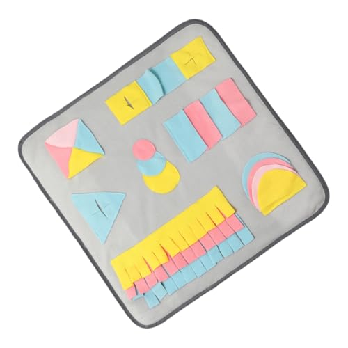 LOORGVEL Plüsch Schnüffelmatte für Kleine Haustiere Langsames Fressen Kissen rutschfeste Futterunterlage Trainingsspielzeug für Kaninchen Hamster und Hunde Geräuscharm und Langlebig LOORGVEL Plüsch Schnüffelmatte für Kleine Haustiere Langsames Fressen Kissen rutschfeste Futterunterlage Trainingsspielzeug für Kaninchen Hamster und Hunde Geräuscharm und Langlebig von LOORGVEL