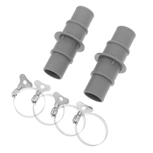 LOORGVEL Pool Schlauchadapter Verbinder mit Griffklemmen für Schwimmbad Staubsauger Filterpumpenschläuche Langlebig und Vielseitig Einsetzbar von LOORGVEL