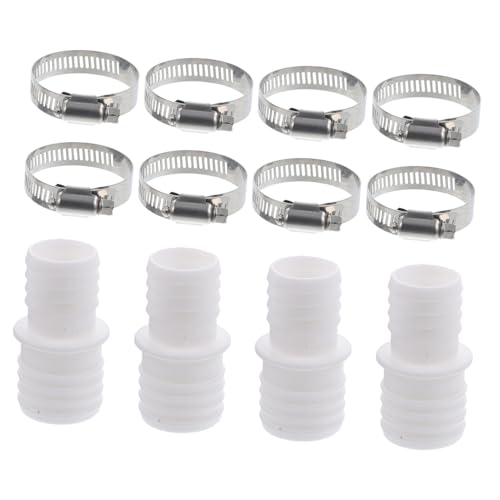 LOORGVEL Pool Schlauchverbinder aus Abs und Edelstahl Langlebiger Pool Reinigung Adapter Kompatibel mit Verschiedenen Poolschläuchen für Zuverlässigen Anschluss und Einfache Installation von LOORGVEL