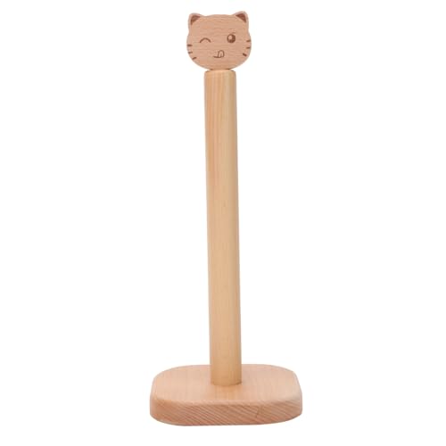 LOORGVEL Praktischer Holz Papierhalter mit Katzenmotiv Rollpapierhalter und Delikates Tissue Shelf Platzsparend Einfach zu Montieren für Bad Küche Büro und Restaurants LOORGVEL Praktischer Holz Papierhalter mit Katzenmotiv Rollpapierhalter und Delikates Tissue Shelf Platzsparend Einfach zu Montieren für Bad Küche Büro und Restaurants von LOORGVEL