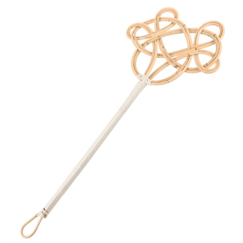 LOORGVEL Quilt Reinigungswerkzeug mit Langem Griff aus Langlebigem Rattan Effektives Staubentfernungsgerät für Decken Teppiche und Kissen Schonend und Vielseitig für Haushalt Geeignet von LOORGVEL