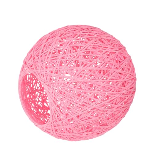 LOORGVEL Rattan Lampenschirm Handgefertigte Deckenlampe und Tischlampenabdeckung Dekorativer Boho für Wohnzimmer Schlafzimmer Büro von LOORGVEL