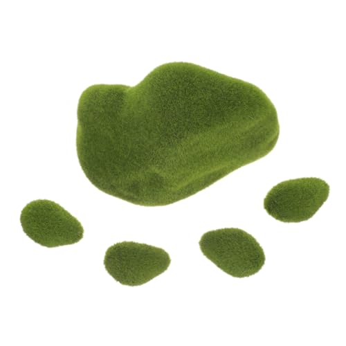LOORGVEL Realistischer Künstlicher Moosstein mit Feiner Textur Langlebig und Formstabil für DIY Gartendekoration Mini Garten Bonsai und Tischdeko Natürlicher Look für Außen Innenbereiche LOORGVEL Realistischer Künstlicher Moosstein mit Feiner Textur Langlebig und Formstabil für DIY Gartendekoration Mini Garten Bonsai und Tischdeko Natürlicher Look für Außen Innenbereiche von LOORGVEL