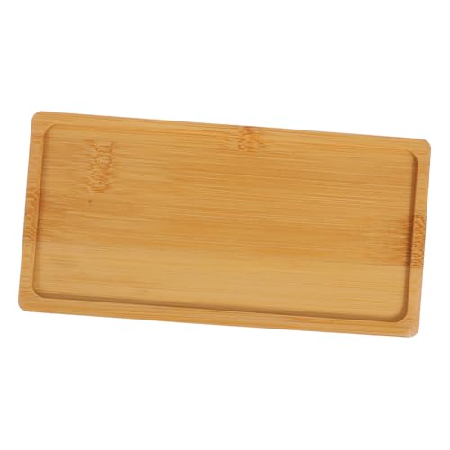 LOORGVEL Rechteckiges Blumentopf Tablett mit Ablauflöchern Langlebiges Pflanzen Abtropfuntersetzer Stabiles Holztablett zur Effektiven Wasserableitung für Garten und Pflanzgefäße von LOORGVEL