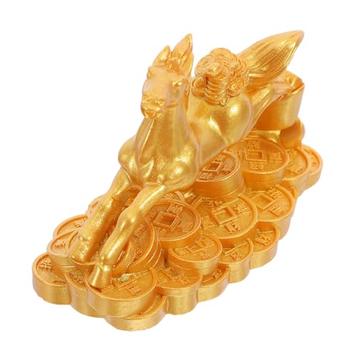 LOORGVEL Resin Pferdeskulptur Kleine Figurine aus Robustem Material für Wohnzimmer Büro Schreibtisch Weinregal Dekorative Home Statue Symbol für und Wohlstand zur Einweihung LOORGVEL Resin Pferdeskulptur Kleine Figurine aus Robustem Material für Wohnzimmer Büro Schreibtisch Weinregal Dekorative Home Statue Symbol für und Wohlstand zur Einweihung von LOORGVEL