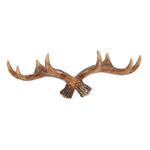 LOORGVEL Retro Deer Antler Wandhaken aus Robustem Harz Dekorativer Garderobenhaken für Mantel Hut Schlüssel Vielseitiger Wandhalter im Vintage Stil für Wohn und Arbeitsräume LOORGVEL Retro Deer Antler Wandhaken aus Robustem Harz Dekorativer Garderobenhaken für Mantel Hut Schlüssel Vielseitiger Wandhalter im Vintage Stil für Wohn und Arbeitsräume von LOORGVEL