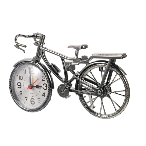 LOORGVEL Retro Fahrrad Wecker Tischuhr Dekorativ Stilvoll Leise Ticken Schlafzimmer Wecker Hausseinweihung LOORGVEL Retro Fahrrad Wecker Tischuhr Dekorativ Stilvoll Leise Ticken Schlafzimmer Wecker Hausseinweihung von LOORGVEL