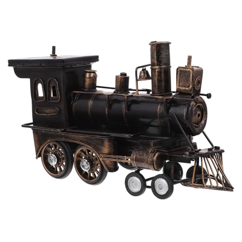 LOORGVEL Retro Handgefertigte Legierungs Dampflokomotive Skulptur Vintage Desktop Dekoration Kunstvolles Modell für Eisenbahnliebhaber Geschenkidee für Wohnkultur und Sammler LOORGVEL Retro Handgefertigte Legierungs Dampflokomotive Skulptur Vintage Desktop Dekoration Kunstvolles Modell für Eisenbahnliebhaber Geschenkidee für Wohnkultur und Sammler von LOORGVEL