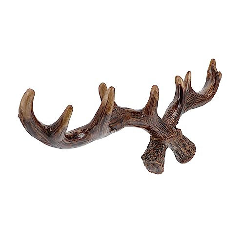 LOORGVEL Retro Resin Hirschgeweih Wandhaken Dekorativer Antler Design Garderobenhaken Stabiler Schlüssel und Mantelhaken für Wohnzimmer Flur Schlafzimmer Vintage Amerikanischer Stil LOORGVEL Retro Resin Hirschgeweih Wandhaken Dekorativer Antler Design Garderobenhaken Stabiler Schlüssel und Mantelhaken für Wohnzimmer Flur Schlafzimmer Vintage Amerikanischer Stil von LOORGVEL