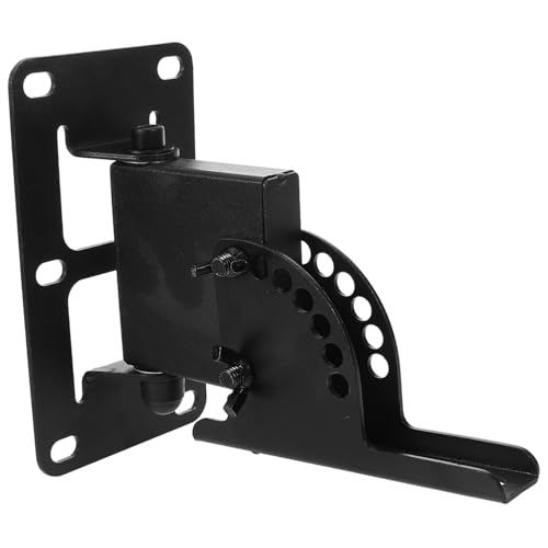 LOORGVEL Robuste Lautsprecher Wandhalterung aus Zinklegierung Stabile Surround Sound Speaker Mounts Einfache Installation mit Zubehör Platzsparend für Wand und Decke Langlebig und von LOORGVEL
