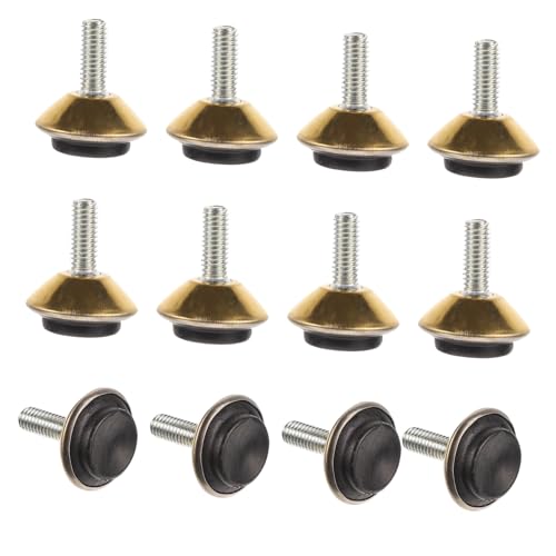 LOORGVEL Robuste Möbelbeine Einstellbare Nivellierungsfüße Hochwertigem Metall Teiliges für Stabilität und Ausgleich Unebenem Installieren und Langlebig von LOORGVEL