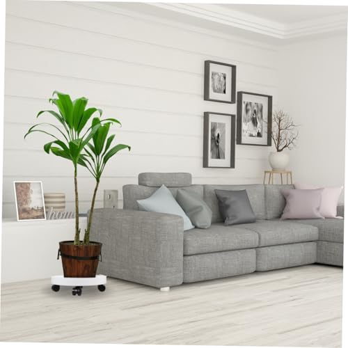 LOORGVEL Robuster Pflanzenroller mit Rädern Extra Dickes Material Hohe Tragkraft Langlebiger Blumentopfuntersetzer für Innen und Außenbereiche Wie Garten Balkon Wohnzimmer Vielseitiger LOORGVEL Robuster Pflanzenroller mit Rädern Extra Dickes Material Hohe Tragkraft Langlebiger Blumentopfuntersetzer für Innen und Außenbereiche Wie Garten Balkon Wohnzimmer Vielseitiger von LOORGVEL