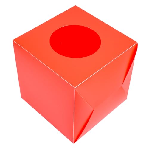 LOORGVEL Rote Kunststoff Losbox für Gewinnspiele und Spenden Durchsichtige Wahlurne mit Schlitz Multifunktionale Sammelbox für Partys Jahresfeiern und Wohltätigkeitsaktionen LOORGVEL Rote Kunststoff Losbox für Gewinnspiele und Spenden Durchsichtige Wahlurne mit Schlitz Multifunktionale Sammelbox für Partys Jahresfeiern und Wohltätigkeitsaktionen von LOORGVEL