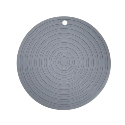 LOORGVEL Rund Tischset Aus Silikon Hitzebeständige Untersetzer Für Küche Und Schreibtisch rutschfeste Schüsselunterlage Und Tellermatte Isolierende Tischmatten LOORGVEL Rund Tischset Aus Silikon Hitzebeständige Untersetzer Für Küche Und Schreibtisch rutschfeste Schüsselunterlage Und Tellermatte Isolierende Tischmatten von LOORGVEL