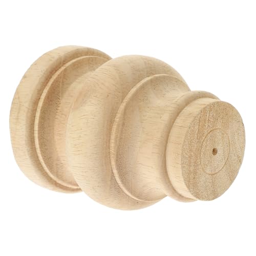 LOORGVEL Runde Möbelbeine aus Massivholz Stabile Ersatzfüße für Sofa Couch Tv Schrank und Kommode Einfach zu Montierende Runde Holzfüße Praktische Möbelbeine für Wohnmöbel von LOORGVEL