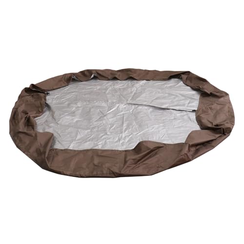 LOORGVEL Runde wasserdichte Poolabdeckung für Outdoor und Gartenbadewanne Uv Beständig Schmutzabweisend Langlebiger Schutz und Wind von LOORGVEL