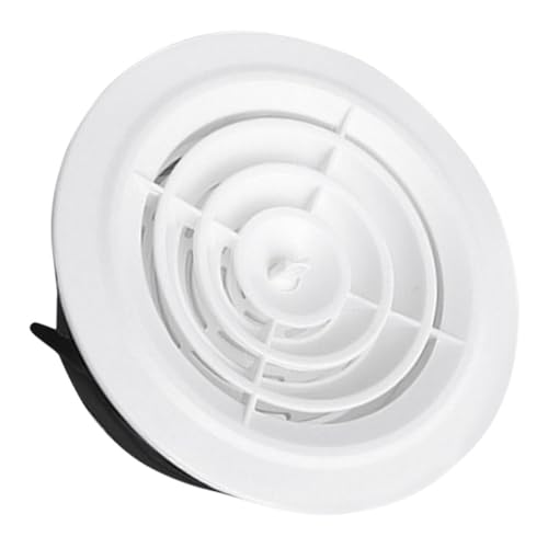 LOORGVEL Runder Verstellbarer Luftauslass für Badezimmer und Büro Abs Ventilationsabdeckung für Zentrale Klimaanlagen Optimiert für Gleichmäßige Luftverteilung und Luftqualitätskontrolle von LOORGVEL