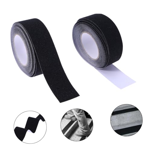 LOORGVEL Rutsch Klebeband mit Starkem Haftgrund für Treppen Leitern Rutschfestes PVC Band Zuschneidbar Geeignet für Fliesen Holz Stein Betonflächen von LOORGVEL