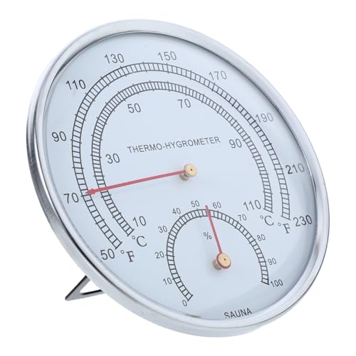 LOORGVEL Sauna Thermometer Hygrometer mit Großem Display für Präzise Temperatur Feuchtigkeitsmessung Robustes Saunazubehör für Saunaraum Zuhause Leicht Ablesbar Zuverlässige Messwerte LOORGVEL Sauna Thermometer Hygrometer mit Großem Display für Präzise Temperatur Feuchtigkeitsmessung Robustes Saunazubehör für Saunaraum Zuhause Leicht Ablesbar Zuverlässige Messwerte von LOORGVEL
