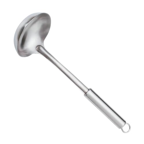 LOORGVEL Schöpfkelle aus Edelstahl Hitzebeständig mit Langem Griff Robustes Küchenutensil zum Servieren von Suppen und Saucen Spülmaschinengeeignet Komfortabler Halt LOORGVEL Schöpfkelle aus Edelstahl Hitzebeständig mit Langem Griff Robustes Küchenutensil zum Servieren von Suppen und Saucen Spülmaschinengeeignet Komfortabler Halt von LOORGVEL