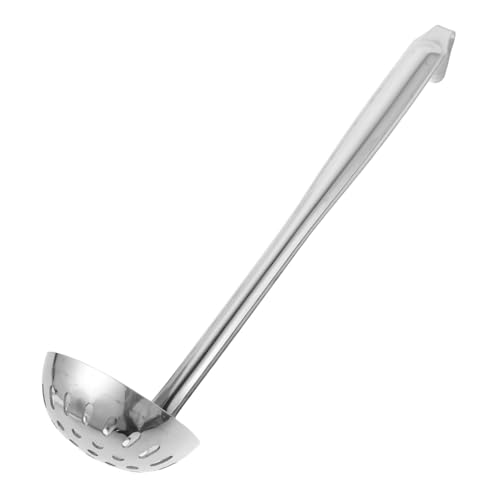 LOORGVEL Schöpflöffel mit Schlitz und Haken Tiefer Servierlöffel mit Langem Griff Multifunktionaler Sieblöffel für Hot Pot Küche Restaurant und Buffet Bequemes Handling Platzsparend LOORGVEL Schöpflöffel mit Schlitz und Haken Tiefer Servierlöffel mit Langem Griff Multifunktionaler Sieblöffel für Hot Pot Küche Restaurant und Buffet Bequemes Handling Platzsparend von LOORGVEL